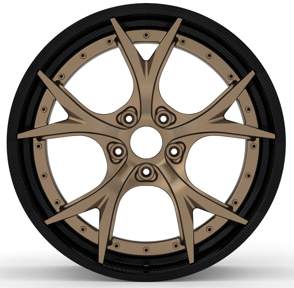 10-20-9J Starburst Split-Spoke Forged Wheel image 1