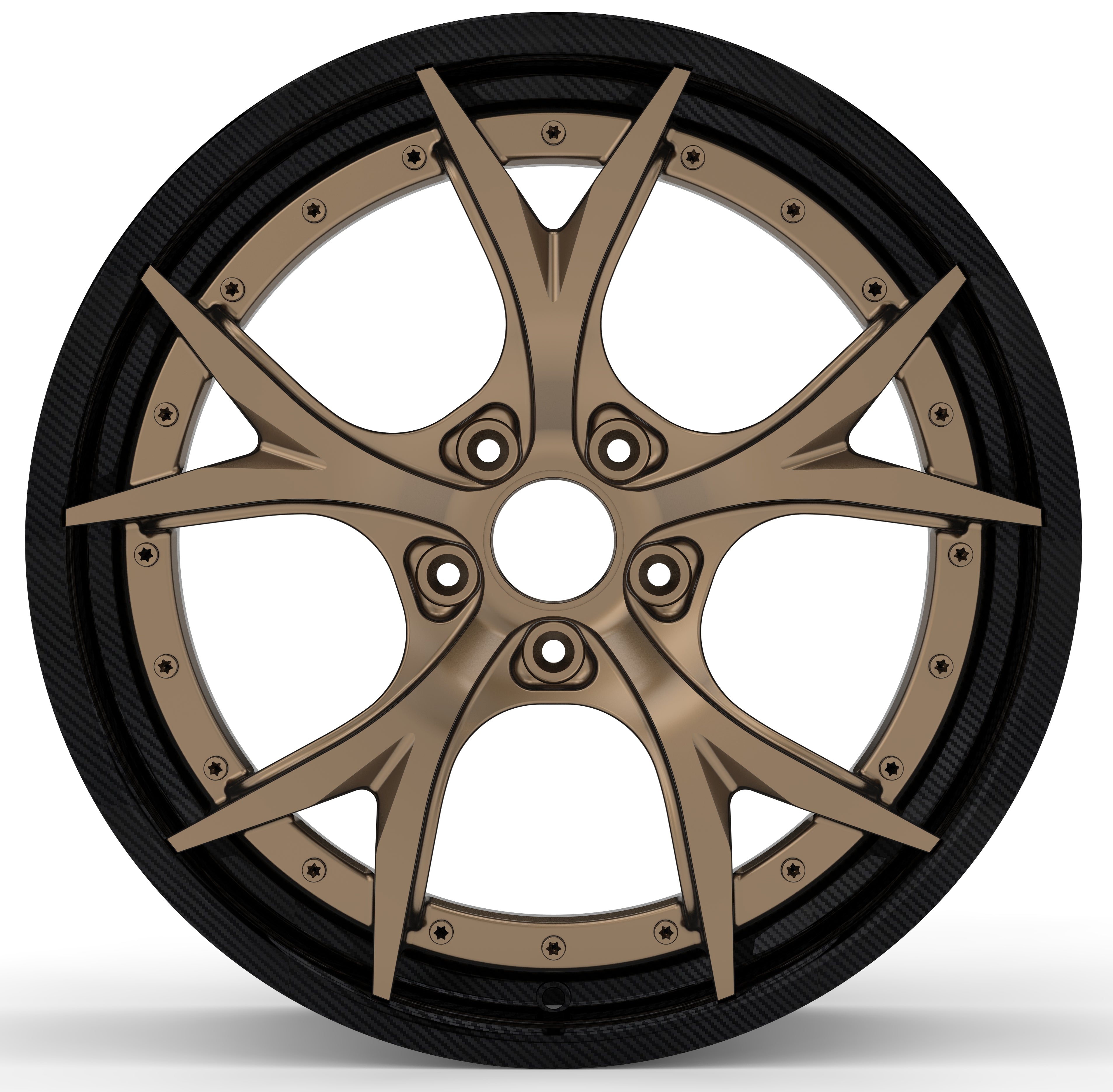 10-20-9J Starburst Split-Spoke Forged Wheel image 1