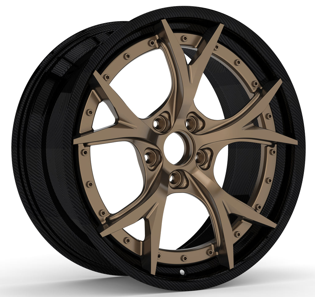 10-20-9J Starburst Split-Spoke Forged Wheel image 2