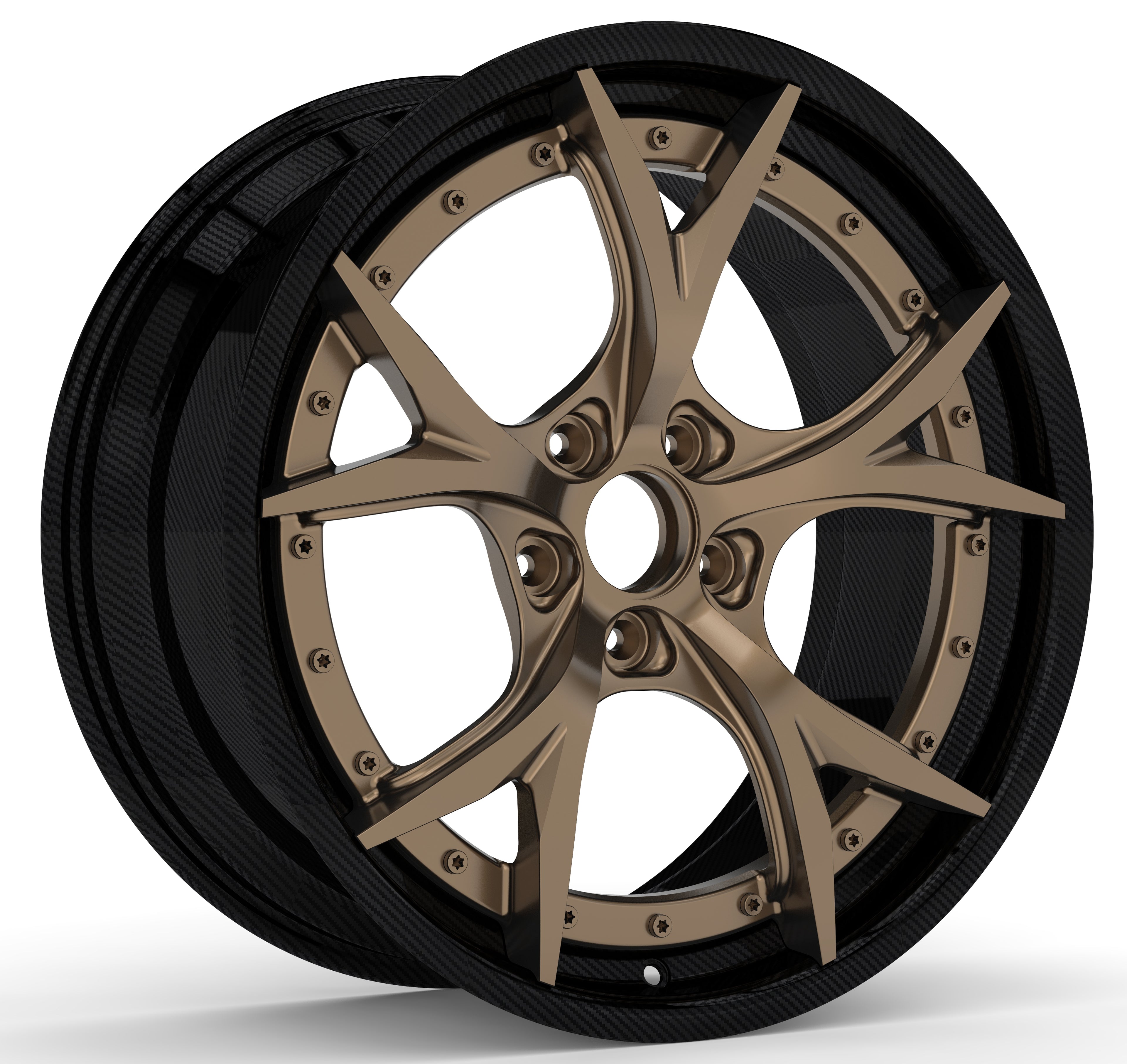 10-20-9J Starburst Split-Spoke Forged Wheel image 2
