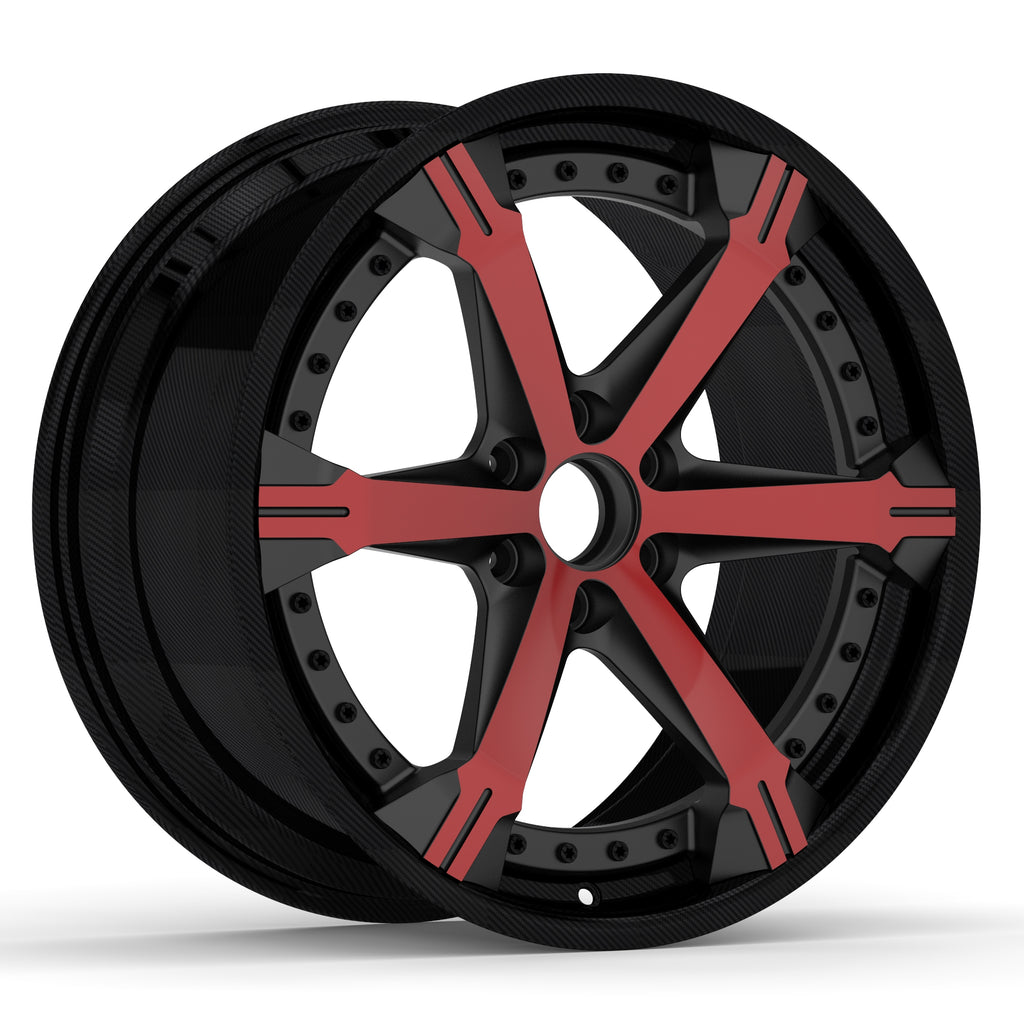 11-20-10J Deep Concave 6-Spoke Forged Wheel image 2