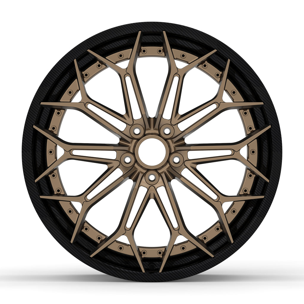 20-22-9.5J Ultra-Thin Multi-Spoke Forged Wheel image 1