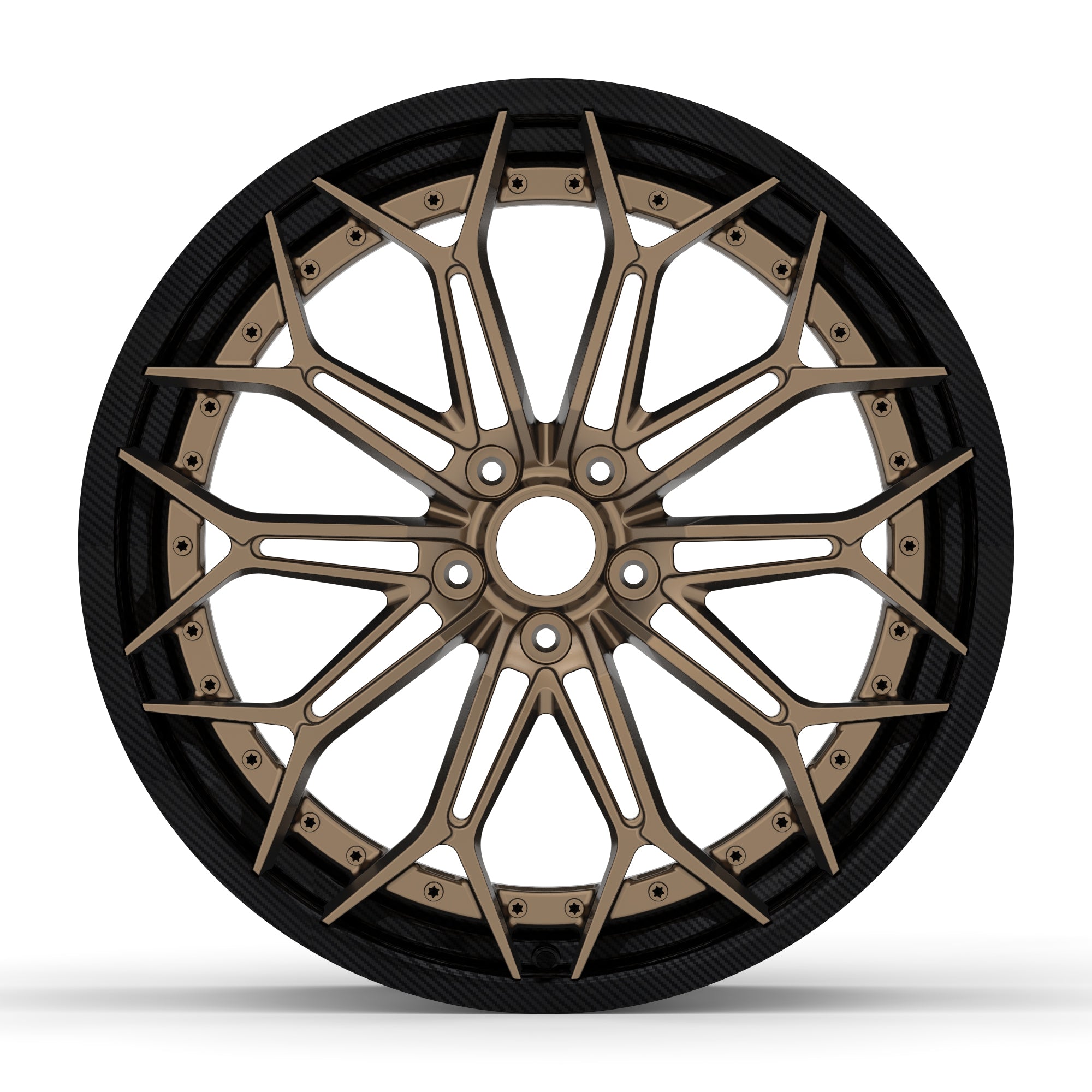 20-22-9.5J Ultra-Thin Multi-Spoke Forged Wheel image 1