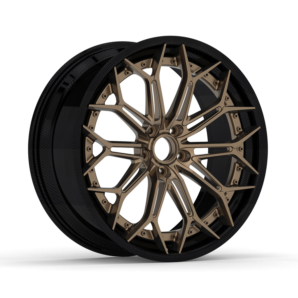 20-22-9.5J Ultra-Thin Multi-Spoke Forged Wheel image 2