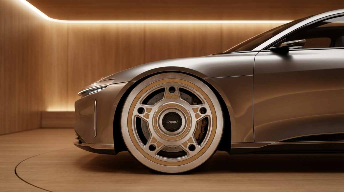 Group J: Bamboo Inlay Machined Al