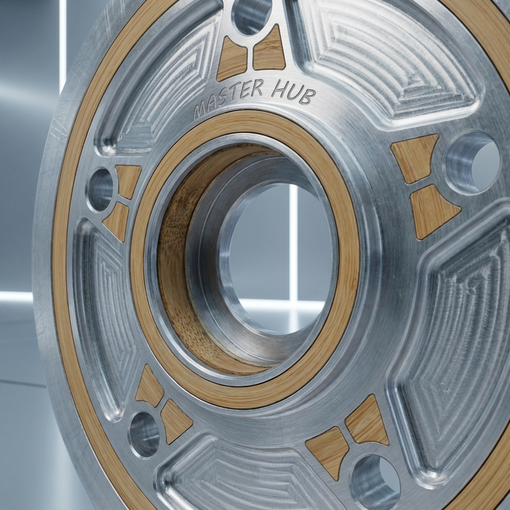 Group J: Bamboo Inlay Machined Al